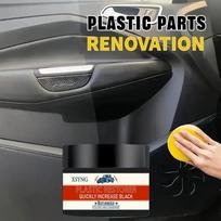 Automobilio interjero remonto vaškas, daugiafunkcinis plastiko priežiūros vaškas, prietaisų skydelio, sėdynių, centrinės konsolės priežiūros priemonė, tinkamas automobilių sėdynių užvalkalams 50G gray