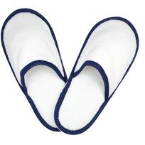 The One Towelling Unisex Adult Slippers 9 UK white