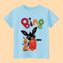 UNISEX TRUMPIŲ RANKOVIŲ VAIKŲ MARŠKINĖLIAI SU BING RAŠTU 110 black
