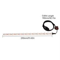 1 vnt. Magnetinis montavimas Aliuminio lydinio LED juosta Bambu Lab A1/A1 Mini LED šviesos juostos rinkiniui „Pasidaryk pats“ priedai white