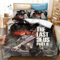 Žaidimo The Last of Us Part Patalynės Komplektas Antklodės Užvalkalas Miegamojo Antklodės Užvalkalai Vienvietis Twin King Dydžio Antklodės Užvalkalas Namų Tekstilė 70x133cm 2pcs black