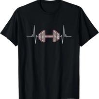 Dumbbell barbell for fitness and bodybuilding T-Shirt XXXXXL juoda