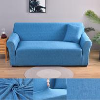 Floral Sofa Cover Fit L-Shaped Stretch Modern Chair Couch Cover Sofa Covers For Living Room Furniture Protector 1/2/3/4 Seater Small 90-140cm gray