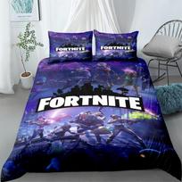 Fortnite Patalynės Komplektas Antklodės Užvalkalas Pagalvės Užvalkalas Žaidimo Animacinis Dekoras Lovos Užtiesalas Miegamojo Antklodės Užvalkalas Patalynės Kostiumas Vaikams Kalėdinė Dovana 150*200cm 3pcs
