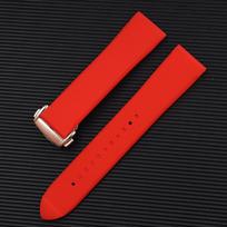 16 18 19/20/22/24mm Tire Pattern Silicone Watch Straps Rubber Quick Release Band for Smart Watch Women Men Universal Bracelet 22mm gray