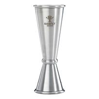 Barfly Japanese Style Jigger, M37003, 1 oz x 1-1/2 oz, Stainless gray