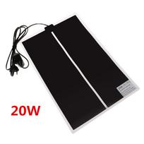 5/7/14/20W 220-240V EU Plug Adjustable Temperature Pet Heating Mat Tortoise Amphibians Warmer Bed Mat Reptiles Supplies white