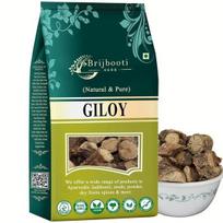 BIRJU MAHAVIR Bmkb Giloy/Guduchi Stem Cutting (Tinospora Cordifolia) Raw Form, Natural, 200 gram (BMKB-132) 200GM black