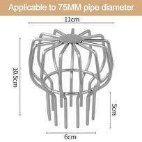 Lietvamzdžio filtras Gėlynės latako apsauga Nuotekų latako dangtelis Nuotekų vamzdyno jungiamoji dalis 75mm