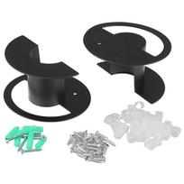 Weatherproof Cable Management Bracket Compatible for All Ethernet Cables Car Wall SUV Ethernet Cable Managements 1 black