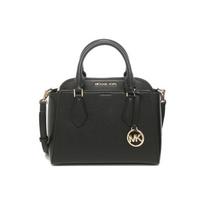 Michael Kors Daria Letter Logo Solid Commuter Leather Crossbody Handbag Small Women handbags Black 35S1GDIC2L-BLACK Basic Set (Bag+Dust Bag) gray