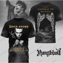 2026 Naujas Roko Grupės Yungblud Idols Turo 3D Spausdinimo Marškinėliai Vyrams Moterims Mados Sportiniai Hip HOP Trumpomis Rankovėmis Viršutiniai Drabužiai Marškinėliai Vyriški Drabužiai XS gray