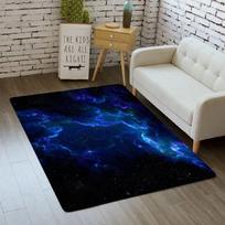 3D Galaxy Plotas Kilimas Neslystantis Grindų Kilimėlis Vaikams Berniukų Miegamajam Kosmoso Tema Žaidimų Kambariui Darželio Kilimas Virtuvės Valgomojo Pagalvėlės 80x120cm