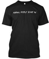 Normal People Scare Me Tate Langdon T shirt Made in the USA Size S to 5XL XL black