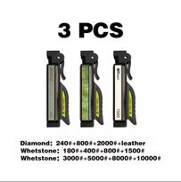 Professional Fixed Angle Knife Sharpener Diamond Sharpening Stone Kitchen Knife Sharpening Blades Auxiliary Tool System set As shown