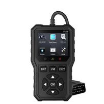 2025 New Car OBD2 Scanner Diagnostic Tool Code Reader Full OBDII Diagnostic FOXSUR V529 Battery Voltage Test Real time Data V529 Black black