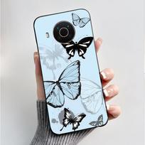 For Nokia X20 X10 X100 Case Luxury Fashion Butterfly Flowers Black Soft Silicone Shockproof Cover Bumper For Nokia X 20 Phone Nokia X20