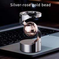 Metalinis magnetinio levitavimo stalo žaislas Svorio jėgos nepaisantis besisukantis giroskopas Streso mažinimo žaislas darbo vietai Vaikų dovana gray