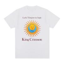 King Crimson Roko Muzika Spausdinti Grafiniai Grupės Marškinėliai Vyriški Marškinėliai Naujas TEE Marškinėliai Moteriški Viršutiniai Drabužiai Moterų Drabužiai 2XL orange