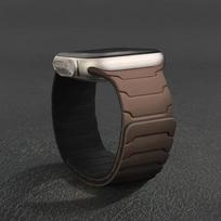 Magnetinis silikoninis dirželis Apple Watch juostoms ultra 2 3 49mm 44mm 40mm 41mm 46mm 42mm 45mm Apyrankė IWatch Series 11 9 8 7 SE 10 42 44 45 49 S10-46mm gray