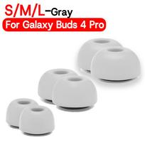 1-6 poros atminties putplasčio ausų kamštukai ausų antgaliai Samsung Galaxy Buds 4 Pro pakeitimui Triukšmą slopinantys ausinių dangteliai Ausinių ausų pagalvėlės 2 Pair white