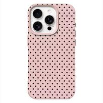 Juodai baltų taškelių silikoninis telefono dėklas, skirtas iPhone 17 16 15 Plus 14 13 12 11 Pro Max 17 Air 16e, atsparus smūgiams galinis dangtelis iphone 14 Pro