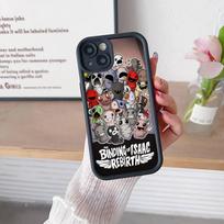 Action Game The Binding Of Isaac Phone Case For IPhone 17 16 15 14 13 12 11 Pro Max Mini Plus Soft TPU Back Cover iPhone 14pro max gray