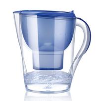 Water filter pitcher 3.5L with digital display, kitchen household purifier mėlyna
