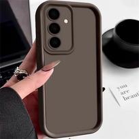 Minkštas TPU dėklas Samsung Galaxy A56 A55 A54 A26 A17 A36 A53 A35 A15 A16 A25 S24 S26 S25 S23 Ultra Plus saldainių spalvos telefono dėklas Galaxy A53 5G