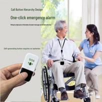 Senior Wireless Self-Powered Emergency Pager & Doorbell gray