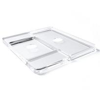 A51I Keyboard Wrist Rest for 2023 Magic Trackpad 2/3 Keyboard Acrylic Stand Station Transparent Crystal Pad Bracket white