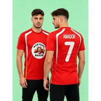 Vasaros Amador Vicente Recio Futbolo Marškinėliai Jūros Gėrybės Krevetės Recio Spaudinys Marškinėliai Sportinė Apranga Vyrams Moterims Marškinėliai S brown