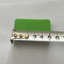 Mini Small Square Eva Felt Dry Erase Whiteboard Eraser 1pcs žalia