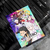 Anime Re Zero klasikiniai Geros kokybės spaudiniai ir plakatai Vandeniui atsparūs popieriniai lipdukai Kavinės Baro plakatai Sieniniai lipdukai (as the picture,50x70cm No Frame)