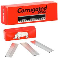 Chinese knife blades, serrated, sharp shaving inserts, 10 pieces