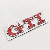 BSK1 VOLKSWAGEN VW GTI 3D metalinis automobilio grotelių logotipas GTI ženklelis Emblema Volkswagen VW Polo Golf 4 5 6 7 8 Mk4 Mk5 MK6 MK7 MK8 GTI St in2 gray