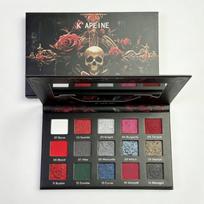 Penkiolikos spalvų Gothic Rose perlamutrinis smulkių žvilgučių akių šešėlių diskas be makiažo
