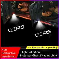 HD LED automobilio durelių projektorius Sveikinimo šviesa Skoda VRS logotipui Octavia A5 MKII 2006 2008-2013 Priedai hkdn85 black