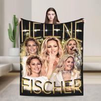 Helene Fischer Blankets  Warm Soft Fluffy Plush Throw Blanket For Bedroom Decorative Flannel Bedspread Bed Cover 75x100cm (30x40inch)
