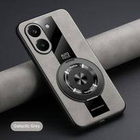 Case For Xiaomi POCO X8 Pro Max X8Pro Redmi Turbo 5 5Max Magnetic Holder Luxury Leather Phone Cover Ring Shell Silicone Bumper For Redmi Turbo 5 gray