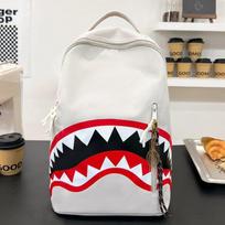Schoolbag School Bag Girl College Student Shark Versatile Backpack 1011 New Large Capacity Junior High School Cute Backpack balta