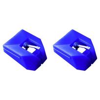 VOFUN-2X AT-VMN95E Diamond Turntable Needle Stylus Replacement, Compatible For Audio-Technica AT-LP120X Vinyl Record Players mėlyna