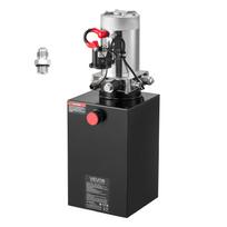 VEVOR 10 L Hydraulic Power Unit, Single Acting Dump Trailer Pump, 22 MPa Max Relief Pressure & 3.4 L/min Flow Rate 59.5 x 17.7 x 21.5 cm
