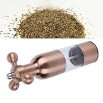 Stainless Steel Manual Pepper Grinder Manual Operation Spice Grinder  BBQ Camping rožinio aukso spalvos