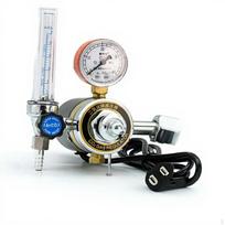 Double Argon Pressure Controller, Flow Meter Combo, Welding Gas Gauge, sturdy Brass Tube Dual Heat Copper CO2 other