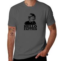 Little Britain Fat Fighters Tshirt black TShirt Fashion Casual Short Sleeve Top S black