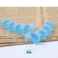 Silicone Hallux Valgus Corrector & Protective Toe Separator Sleeve blue