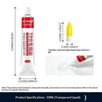 5/10ml TPR klijai žaislams spausti, kambario temperatūroje stingstantis klijai streso kamuoliukų taisymui, „pasidaryk pats“ rankdarbių studija 10ML