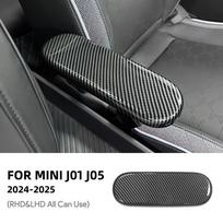 For MINI Cooper E/SE J01 EV Aceman J05 2024 2025 Car Center Console Storage Box Armrest Panel Cover Sticker Interior Accessories for Mini J05 Aceman
