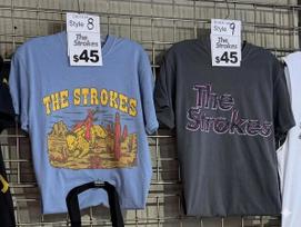 Share The Strokes Reality Awaits 2026 Tour Unisex For Fan T shirt XL gray